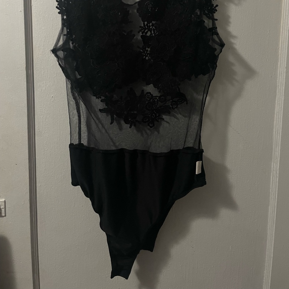 black bodysuit